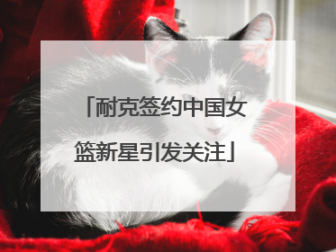 耐克签约中国女篮新星引发关注