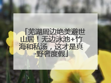 芜湖周边绝美避世山居！无边泳池+竹海和私汤，这才是真·野奢度假