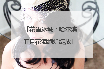 花语冰城：哈尔滨五月花海绚烂绽放