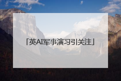 英AI军事演习引关注