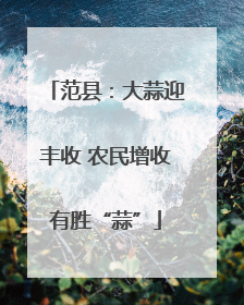 范县：大蒜迎丰收 农民增收有胜“蒜”