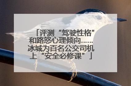 评测“驾驶性格”和路怒心理倾向……冰城为百名公交司机上“安全必修课”