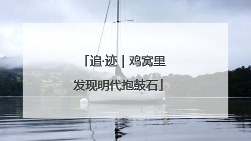 追·迹｜鸡窝里发现明代抱鼓石