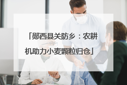 郧西县关防乡：农耕机助力小麦颗粒归仓