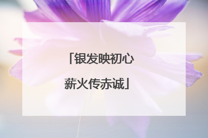 银发映初心 薪火传赤诚