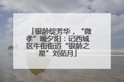 银龄绽芳华，“微孝”暖夕阳：记西城区牛街街道“银龄之星”刘茹月