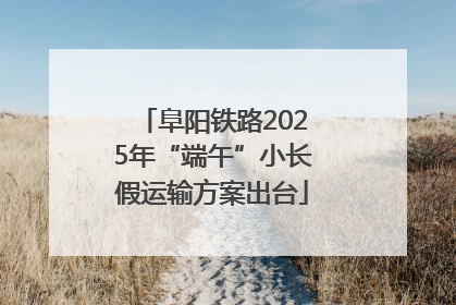 阜阳铁路2025年“端午”小长假运输方案出台