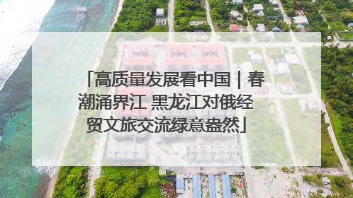 高质量发展看中国｜春潮涌界江 黑龙江对俄经贸文旅交流绿意盎然