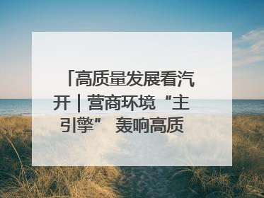 高质量发展看汽开｜营商环境“主引擎” 轰响高质量发展新赛道