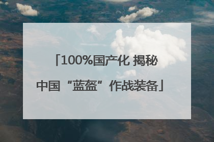 100%国产化 揭秘中国“蓝盔”作战装备