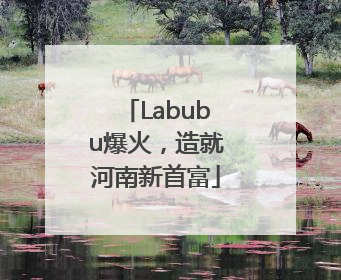 Labubu爆火，造就河南新首富